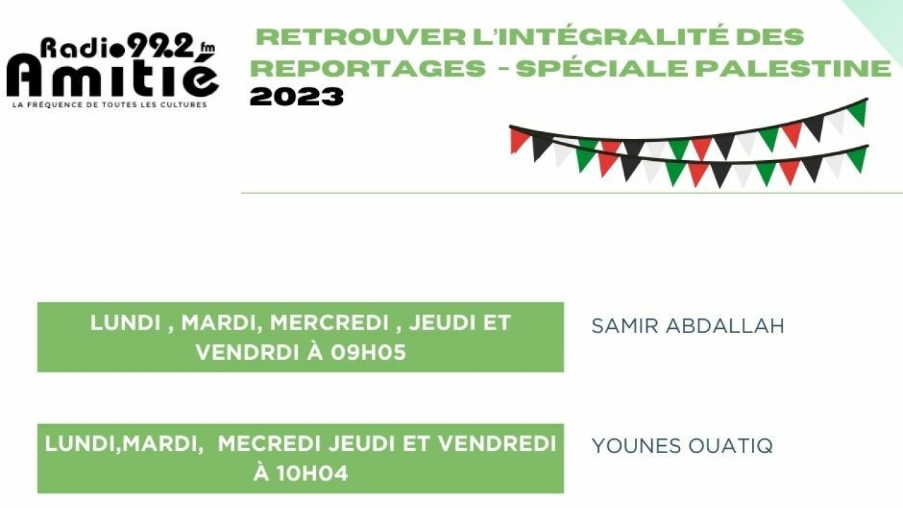Récapitulatif des reportages de l'émission  Spéciale
